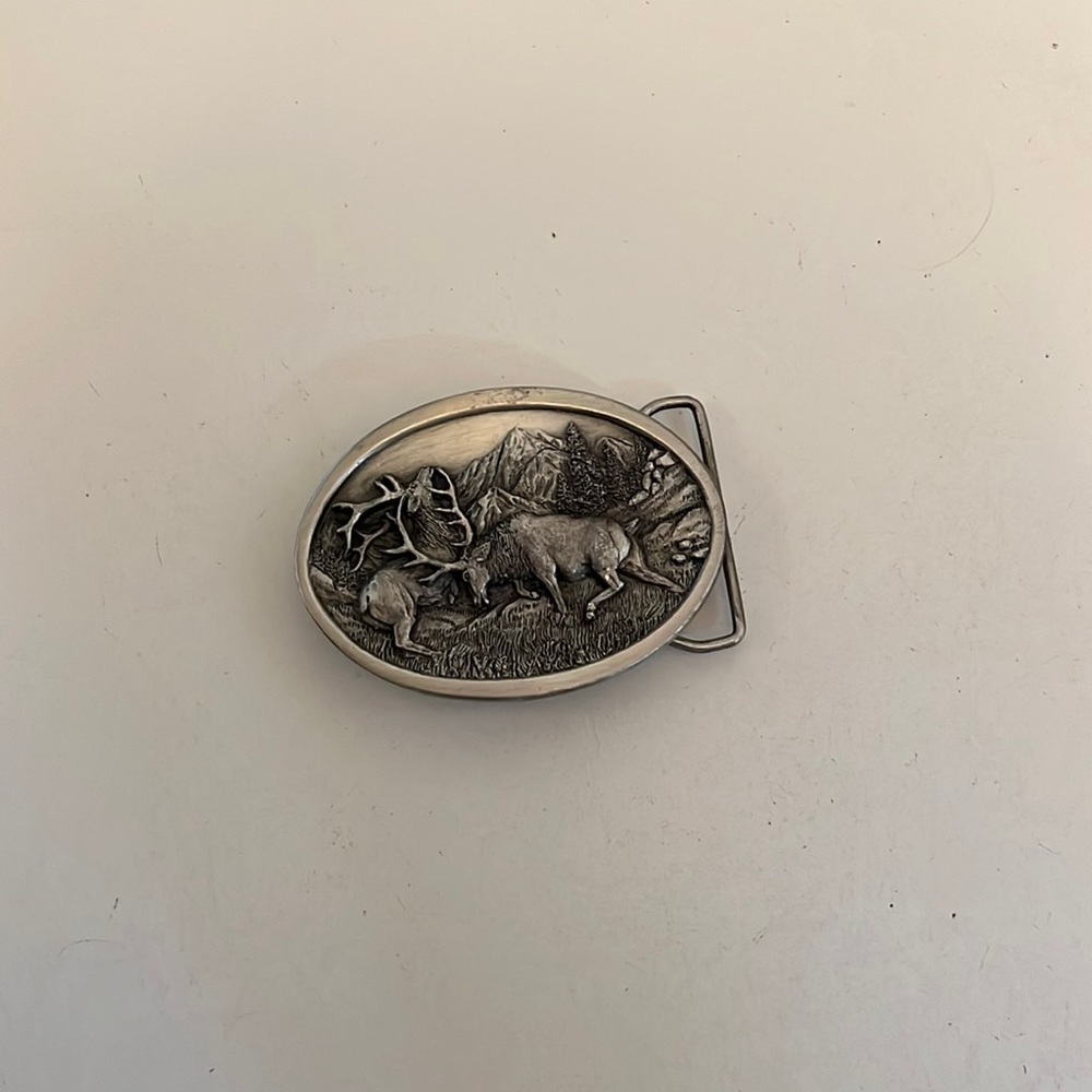 Vintage Siskiyou elk belt buckle Y 27